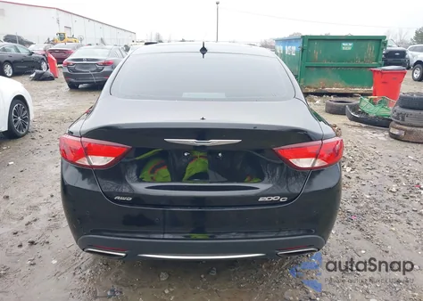 2015 Chrysler 200 C из США, поврежденный, VIN 1C3CCCEGXFN543741